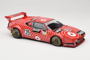 BMW M1 BASF GS Sport #35 H-J. Stuck / H. Heyer 6 Hours of Silverstone 1981 Minichamps 1:18 155812935 Diecast - image 4 of 6
