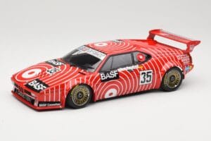 BMW M1 BASF GS Sport #35 H-J. Stuck / H. Heyer 6 Hours of Silverstone 1981 Minichamps 1:18 155812935 Diecast