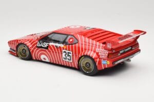 BMW M1 BASF GS Sport #35 H-J. Stuck / H. Heyer 6 Hours of Silverstone 1981 Minichamps 1:18 155812935 Diecast - image 5 of 6