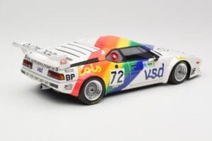BMW M1 #72 BMW France Zol Auto B. Rousselot / J. Servanin 24 Hours of Le Mans 1981 Minichamps 1:18 180812972 Diecast - image 3 of 8