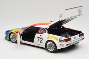 BMW M1 #72 BMW France Zol Auto B. Rousselot / J. Servanin 24 Hours of Le Mans 1981 Minichamps 1:18 180812972 Diecast - image 5 of 8