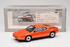 BMW M1 Orange Minichamps 1:18 80432411549 Diecast - image 8 of 8