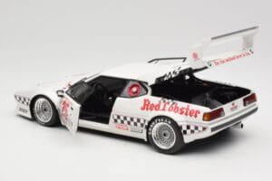 BMW M1 #25 Red Lobster D. Cowart / K. Miller LA Times GP Riverside 1981 Minichamps 1:18 180812925 Diecast - image 7 of 8