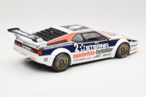 BMW M1 Schnitzer #2 H-J. Stuck Winner Deutsche Automobil Rennsport Trophy Zolder 1982 Minichamps 1:18 155822902 Diecast - image 2 of 6