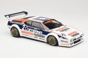 BMW M1 Schnitzer #2 H-J. Stuck Winner Deutsche Automobil Rennsport Trophy Zolder 1982 Minichamps 1:18 155822902 Diecast - image 4 of 6