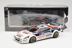 BMW M1 Schnitzer #2 H-J. Stuck Winner Deutsche Automobil Rennsport Trophy Zolder 1982 Minichamps 1:18 155822902 Diecast - image 6 of 6