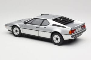 BMW M1 Silver Metallic Norev 1:18 183226 Diecast - image 7 of 8