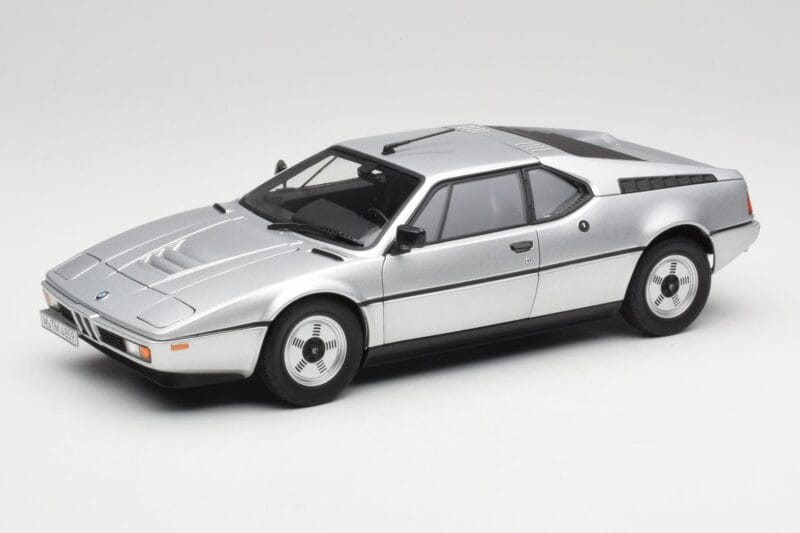 BMW M1 Silver Metallic Norev 1:18 183226 Diecast