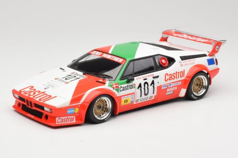 BMW M1 Winther Racing K. Winther / D. Mercer 24 Hours of Le Mans 1984 Minichamps 1:18 155842901 Diecast