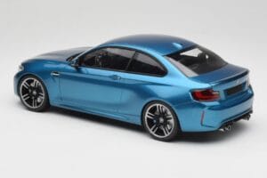 BMW M2 F87 Blue Metallic Minichamps 1:18 155026101 Diecast - image 5 of 6