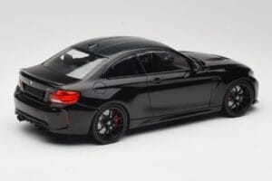BMW M2 CS F87 Black Metallic with Black Wheels Minichamps 1:18 155021026 Diecast - image 2 of 6