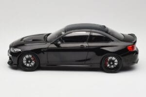 BMW M2 CS F87 Black Metallic with Black Wheels Minichamps 1:18 155021026 Diecast - image 3 of 6