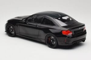 BMW M2 CS F87 Black Metallic with Black Wheels Minichamps 1:18 155021026 Diecast - image 5 of 6