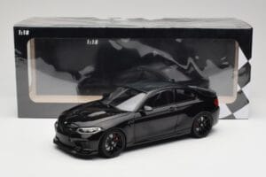 BMW M2 CS F87 Black Metallic with Black Wheels Minichamps 1:18 155021026 Diecast - image 6 of 6