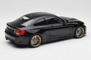 BMW M2 CS F87 Black Metallic With Gold Wheels Minichamps 1:18 155021021 Diecast - image 2 of 6