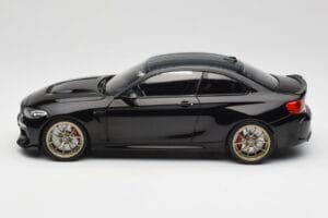 BMW M2 CS F87 Black Metallic With Gold Wheels Minichamps 1:18 155021021 Diecast - image 3 of 6