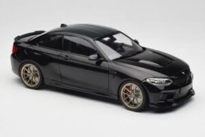 BMW M2 CS F87 Black Metallic With Gold Wheels Minichamps 1:18 155021021 Diecast - image 4 of 6