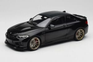 BMW M2 CS F87 Black Metallic With Gold Wheels Minichamps 1:18 155021021 Diecast