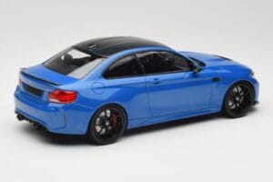 BMW M2 CS F87 Blue Metallic With Black Wheels Minichamps 1:18 155021022 Diecast - image 2 of 6