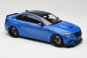BMW M2 CS F87 Blue Metallic With Black Wheels Minichamps 1:18 155021022 Diecast - image 3 of 6