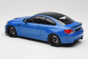 BMW M2 CS F87 Blue Metallic With Black Wheels Minichamps 1:18 155021022 Diecast - image 4 of 6