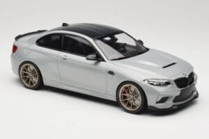 BMW M2 CS F87 Silver with Gold Wheels Minichamps 1:18 155021028 Diecast - image 4 of 6