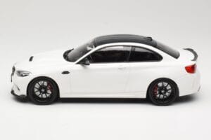 BMW M2 CS F87 White with Black Wheels Minichamps 1:18 155021025 Diecast - image 3 of 6