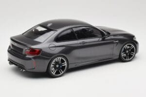 BMW M2 F87 Grey Metallic Minichamps 1:18 155026102 Diecast - image 2 of 6
