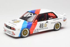 BMW M3 E30 #46 R. Ravaglia / E. Pirro WTCC Calder Park 1987 Minichamps 1:18 180872046-O Diecast