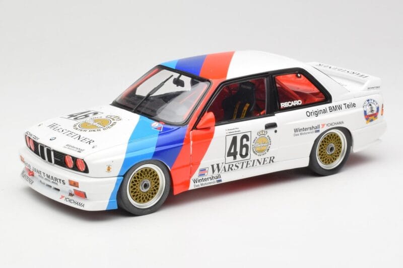 BMW M3 E30 #46 R. Ravaglia / E. Pirro WTCC Calder Park 1987 Minichamps 1:18 180872046-O Diecast
