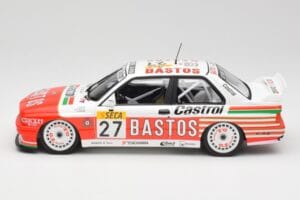 BMW M3 E30 #27 Bigazzi Team S. Soper / A. Hahne 4th Place 24 Hours of Spa 1990 Minichamps 1:18 155902027 Diecast - image 3 of 6