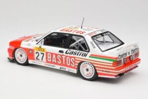 BMW M3 E30 #27 Bigazzi Team S. Soper / A. Hahne 4th Place 24 Hours of Spa 1990 Minichamps 1:18 155902027 Diecast - image 5 of 6