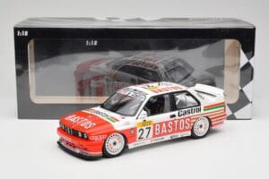 BMW M3 E30 #27 Bigazzi Team S. Soper / A. Hahne 4th Place 24 Hours of Spa 1990 Minichamps 1:18 155902027 Diecast - image 6 of 6
