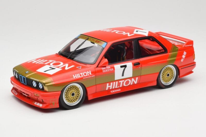 BMW M3 E30 #7 D. Quester 2nd Place Guia Race Macau 1987 Minichamps 1:18 155872007 Diecast