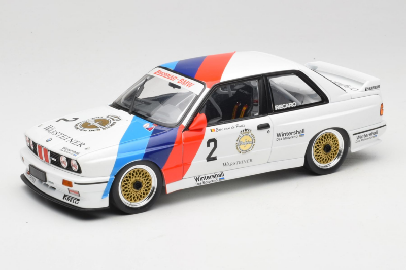 BMW M3 E30 Warsteiner #2 E. van de Poele DTM Champion 1987 Minichamps 1:18 80430396026-O1 Diecast