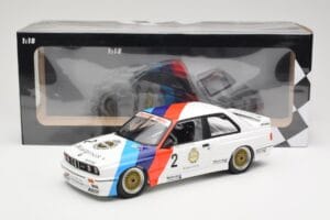 BMW M3 E30 Zackspeed #2 E. van de Poele Champion DTM 1987 Minichamps 1:18 155872002 Diecast - image 6 of 6