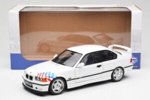 BMW M3 E36 Lightweight White Solido 1:18 S1803903 Diecast - image 8 of 8