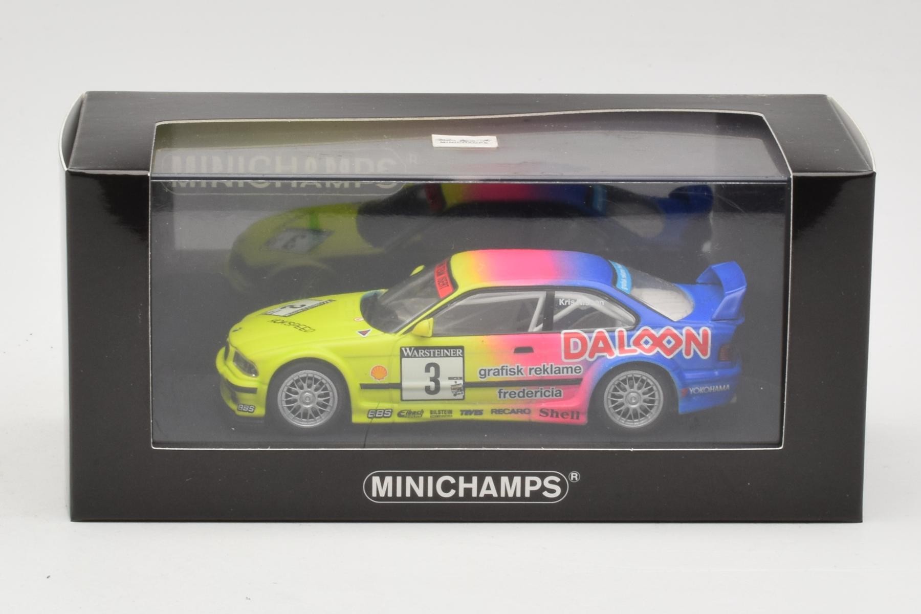 BMW M3 E36 GTR #3 K. Nissen DTM Zolder 1993 Minichamps 1:43
