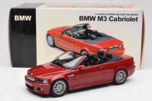 BMW M3 E46 Cabriolet Red Kyosho 1:18 08505R Diecast - image 8 of 8