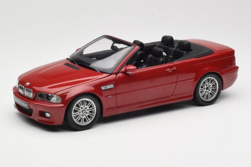 BMW M3 E46 Cabriolet Red Kyosho 1:18 08505R Diecast