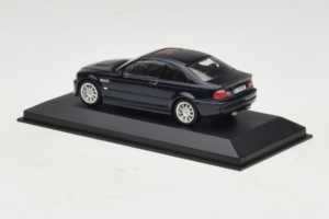 BMW M3 E46 Dark Blue Minichamps 1:43 80420009763-R1 Diecast - image 3 of 4