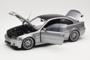 BMW M3 E46 CSL Silver Kyosho 1:18 08506S Diecast - image 2 of 8