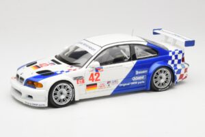 BMW M3 E46 GTR #42 J. Lehto / P. Ekblom ALMS 2001 Minichamps 1:18 100012142 Diecast