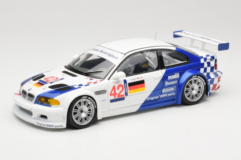 BMW M3 E46 GTR #42 J. Lehto / J. Muller ELMS 2001 Minichamps 1:18 100012192 Diecast