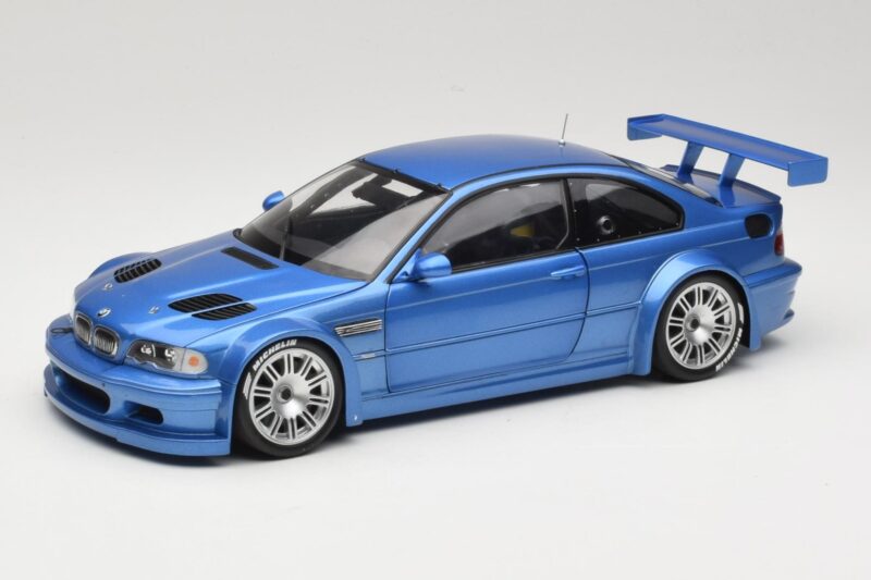 BMW M3 E46 GTR Street Blue Minichamps 1:18 BMW M3 E46 GTR Street Blue Minichamps 1:18 80430302540 Diecast