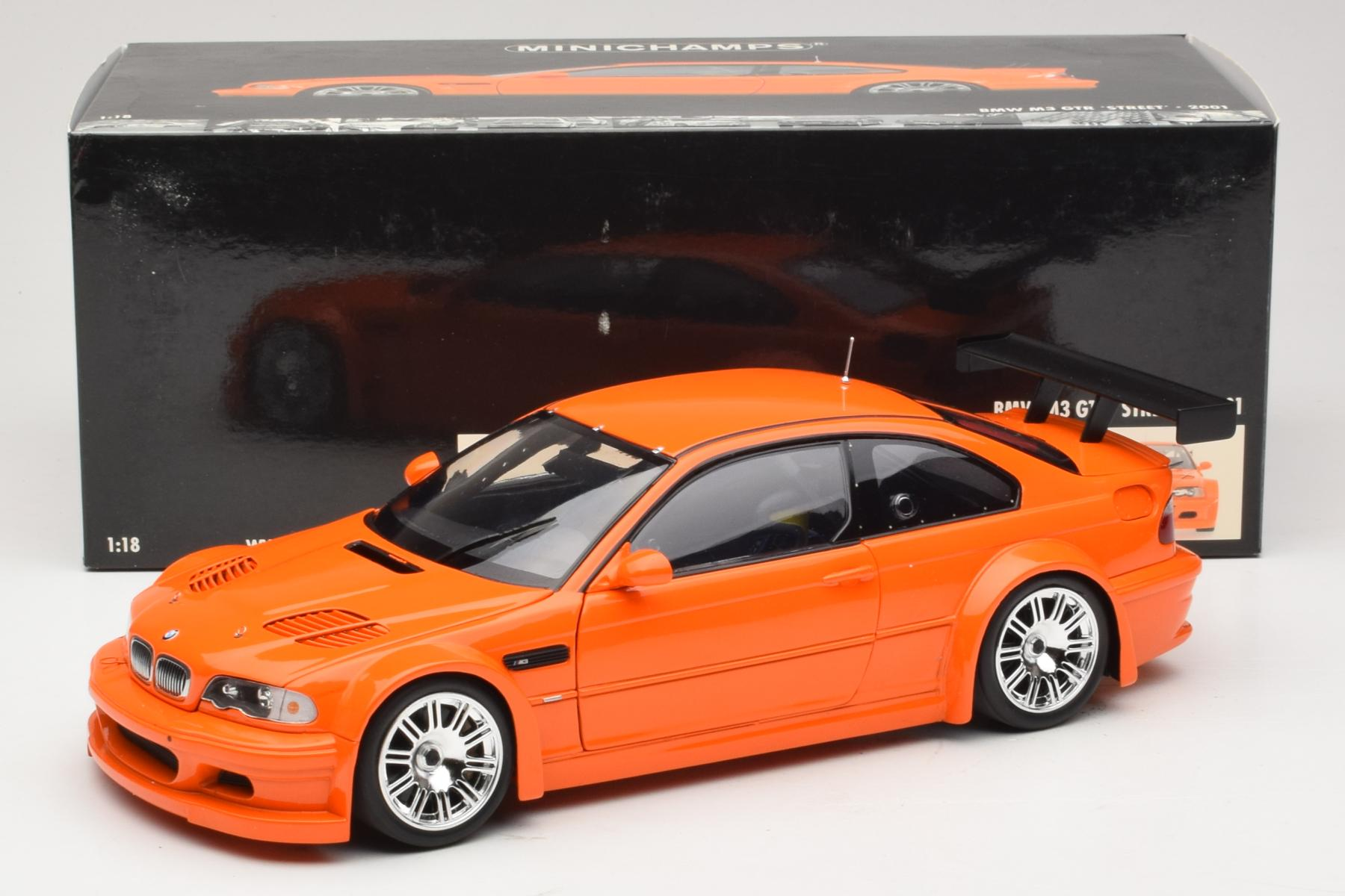 BMW M3 E46 GTR Street 1:18 Minichamps Diecast