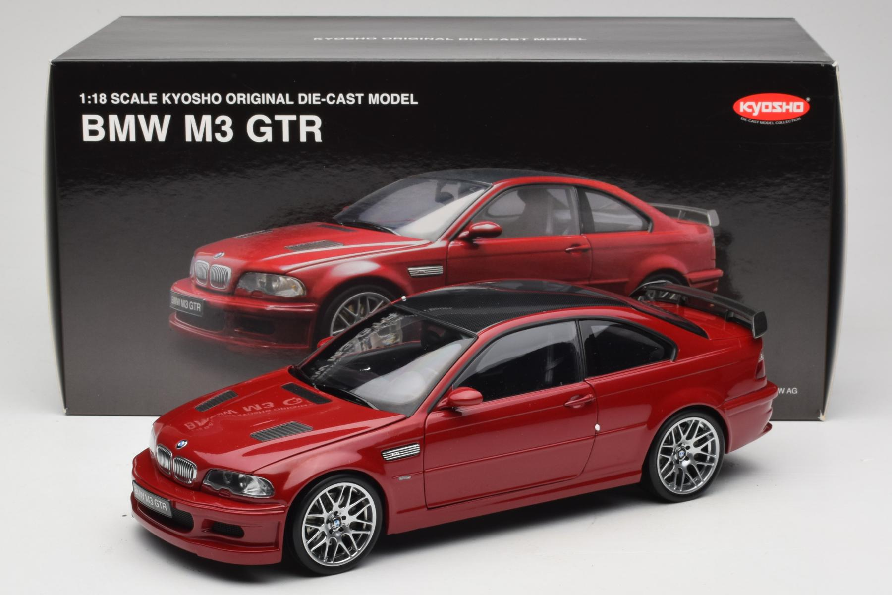 BMW M3 E46 GTR Street Red Kyosho 1:18