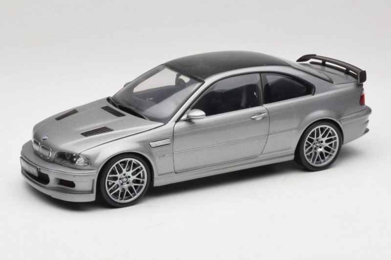 BMW M3 E46 GTR Street Silver Grey Kyosho 1:18 08507S Diecast