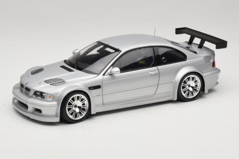 BMW M3 E46 GTR Street Silver Minichamps 1:18 100012100 Diecast