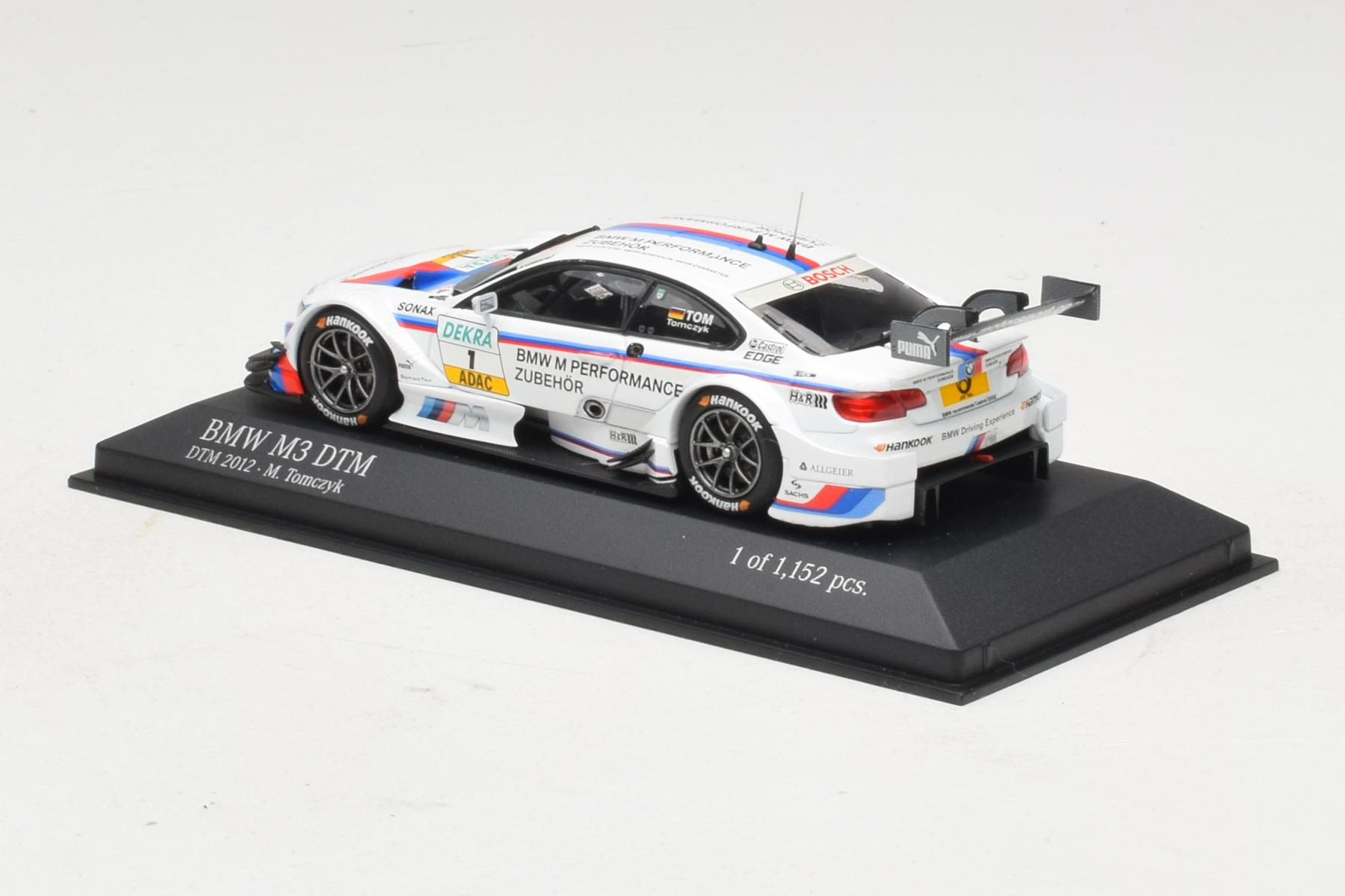 Minichamps BMW M3 E92 #1 Tomczyk DTM 2012 1:43